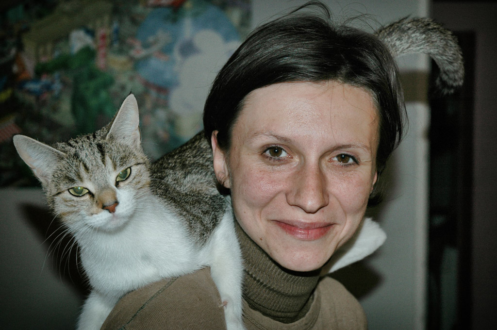 Adoptierte Katze