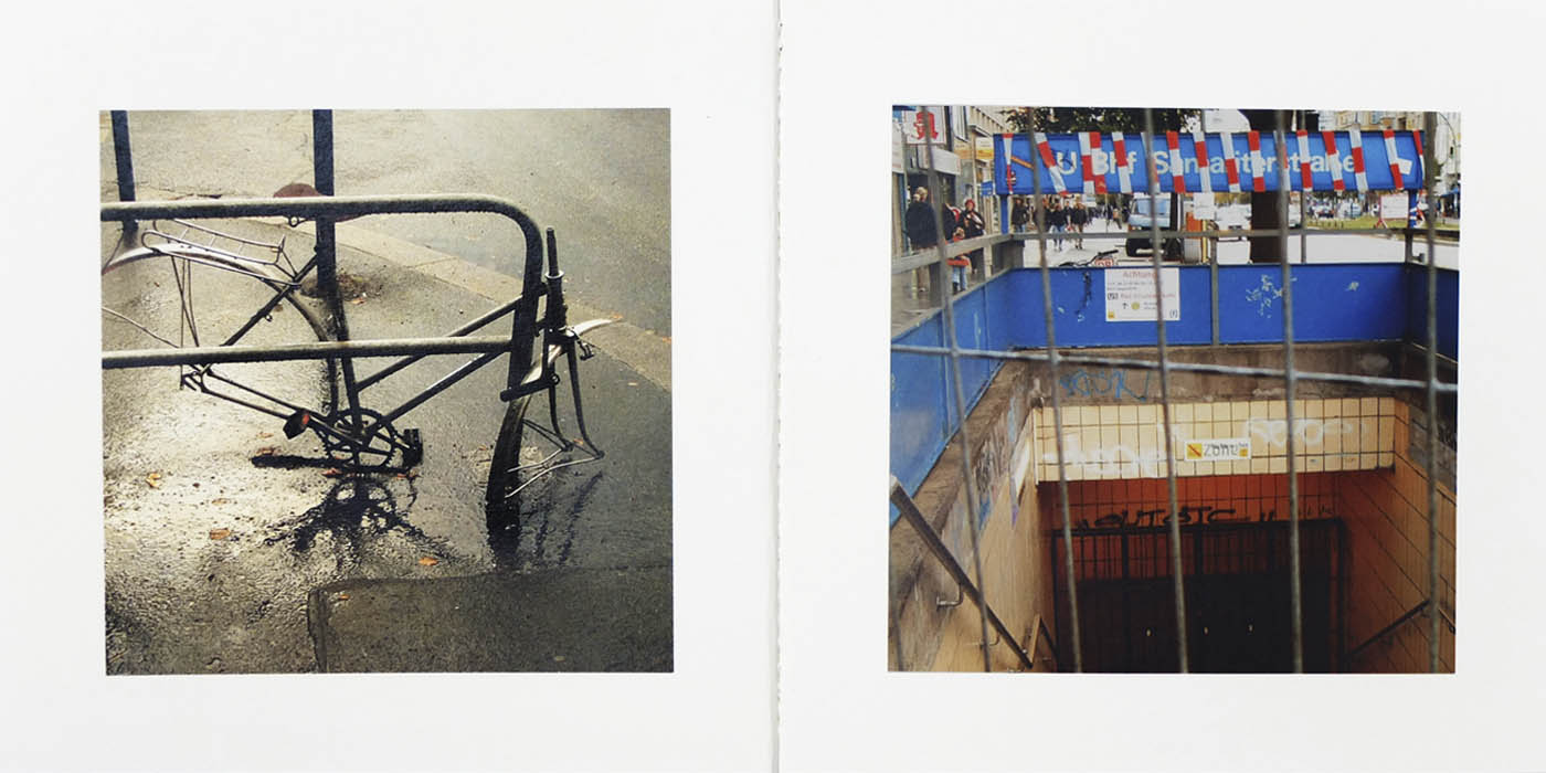 Die Tage ohne Dich | 2015  | kleines Fotobuch, Munken Pure ungestichenes Designpapier, Handgebunden, 14 x 14 cm